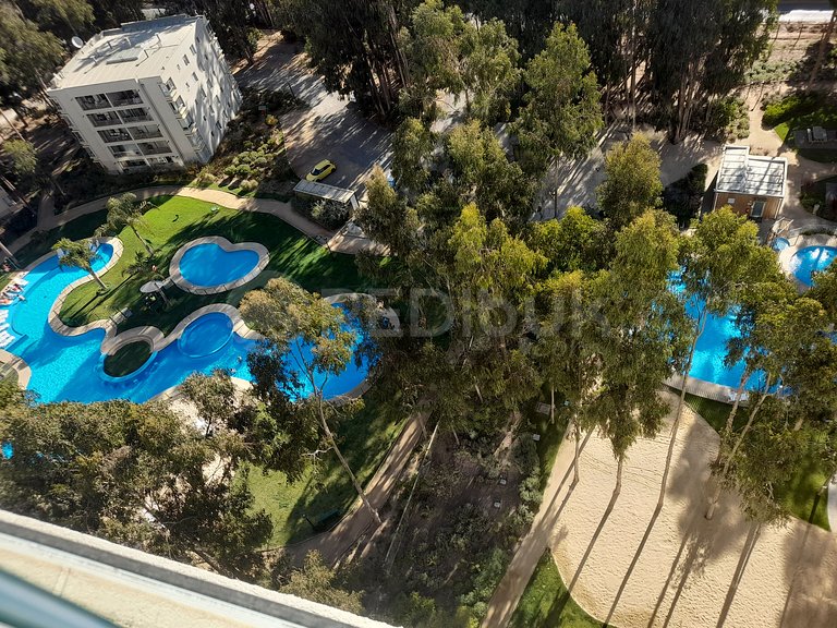 Apartment in Quiet Condominium, Algarrobo