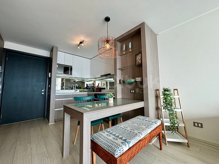 Modern Apartment with Open Ocean View