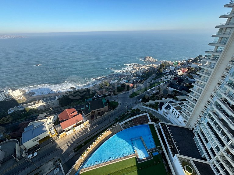 Hermoso Departamento con Insuperable Vista al Mar