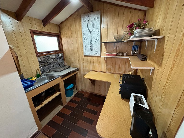 Cozy and rustic in Laguna Verde, Cabin 2