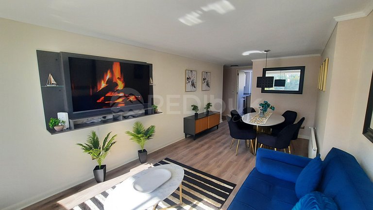 Rbk° Depto nuevo muy bien decorado para 6 personas