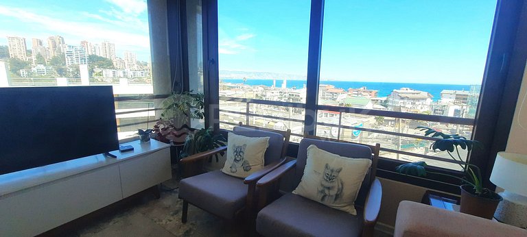 Spacious apartment in the center of Reñaca