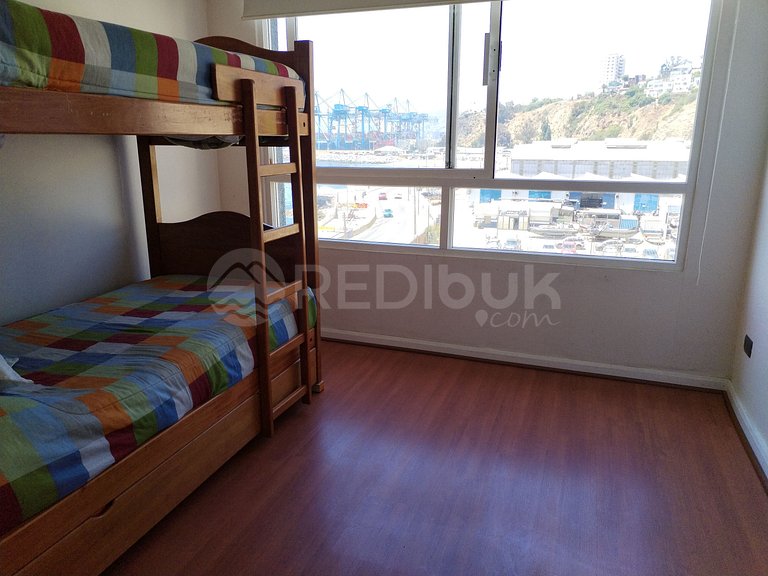 Spacious and Equipped Apartment in Valparaíso