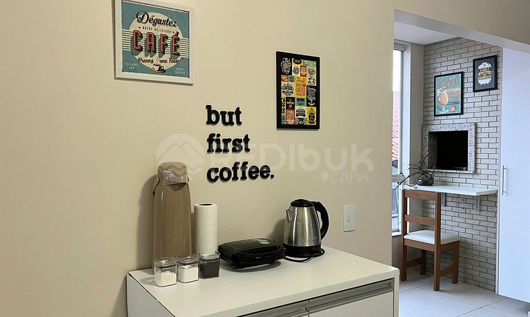 Apartamento para 6 pessoas a 2 quadras do mar