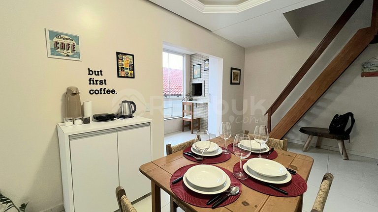 Apartamento para 6 pessoas a 2 quadras do mar