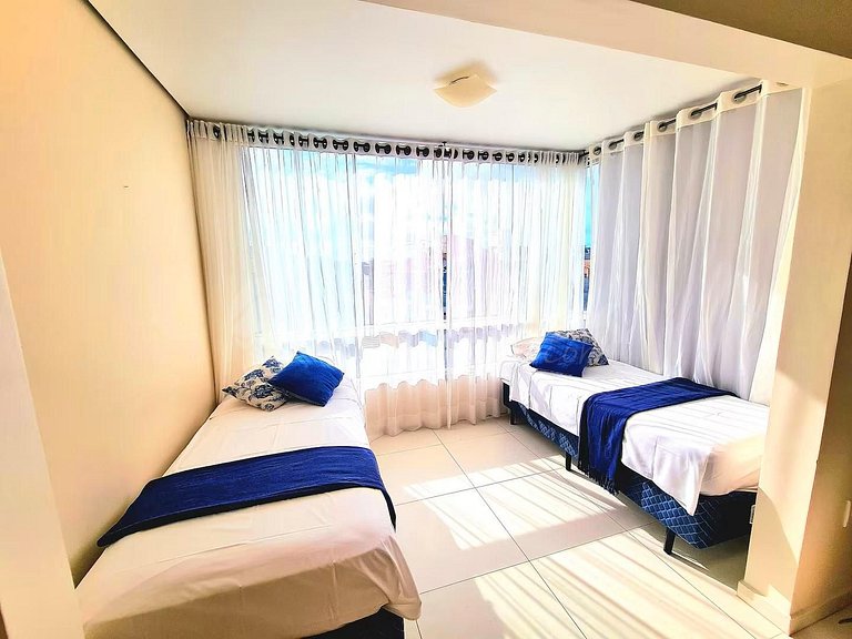 Apartamento para 6 pessoas a 2 quadras do mar
