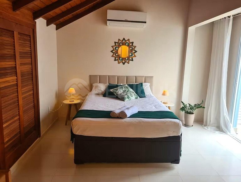 Apartamento para 6 pessoas a 2 quadras do mar