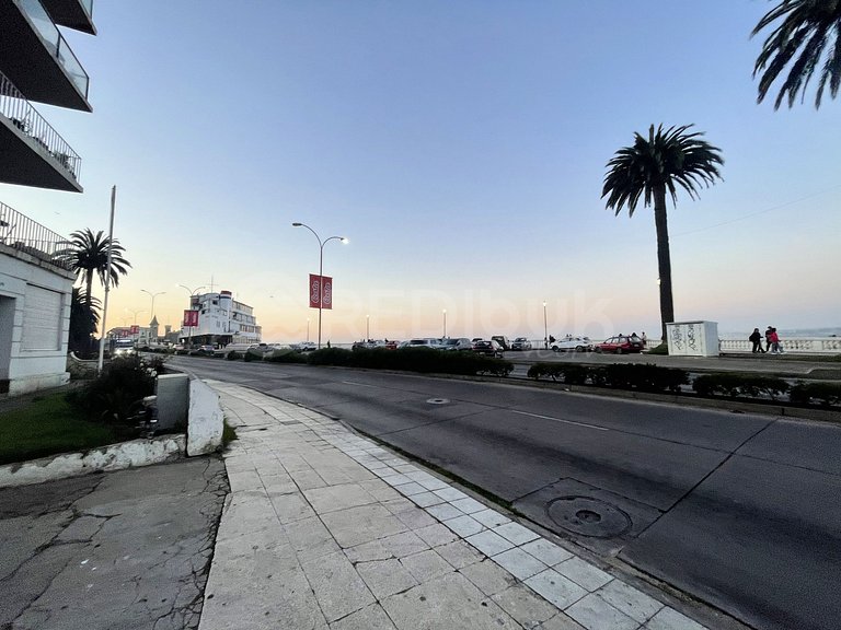 Amplio depto. con vista al mar y casino