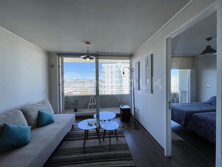 Cozy apartment with views and spacious terrace