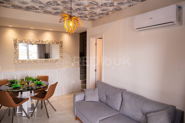 Duplex (2 pisos), moderno y muy confortable.