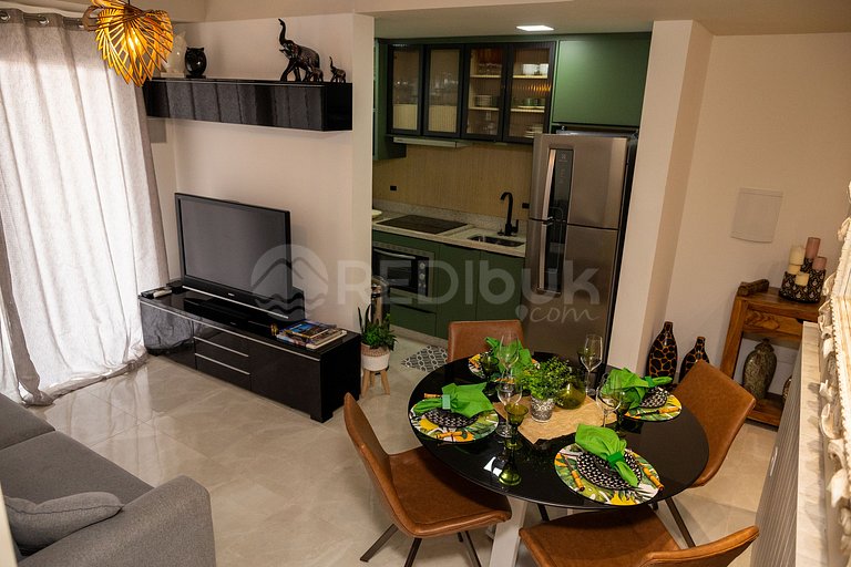 Duplex (2 pisos), moderno y muy confortable.