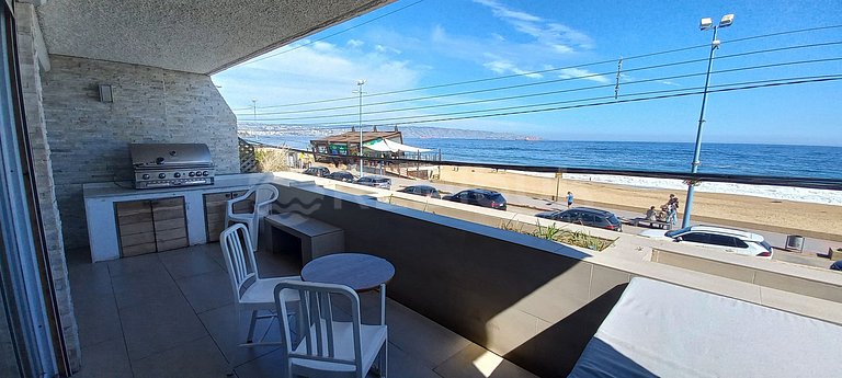 Rbkº Hermoso depto familiar frente a la playa