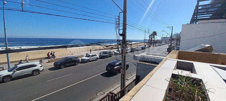 Hermoso depto frente a la playa