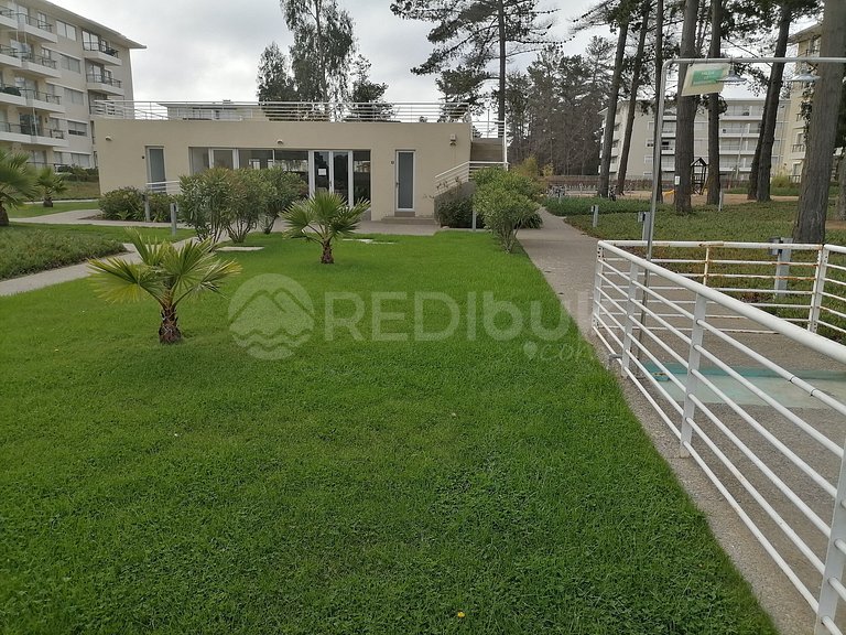 Rbk° Comodo departamento familiar en El Tabo
