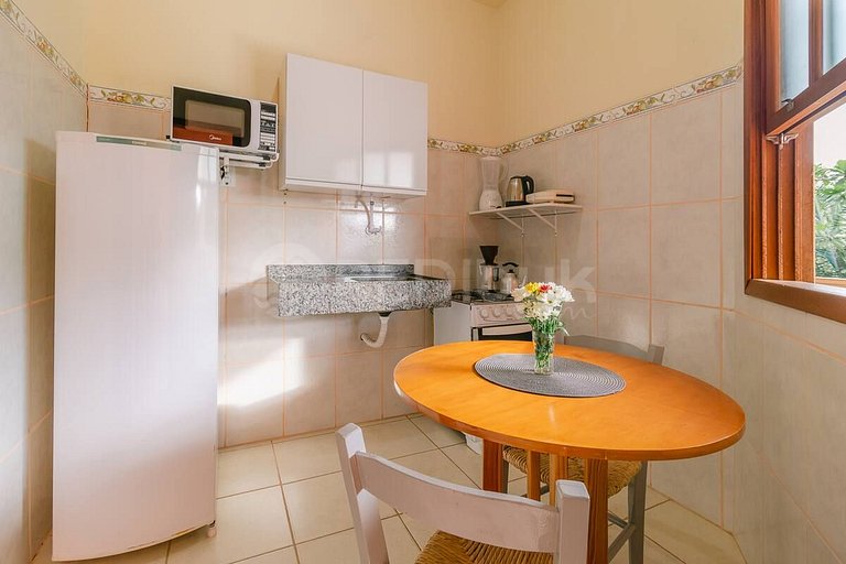 Departamento entre lagoa y mar, 3 personas