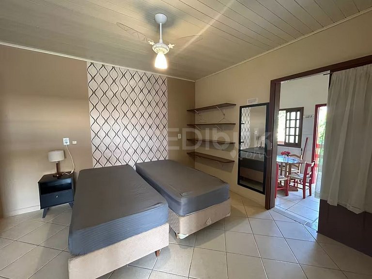Rbk° Departamento entre lagoa y mar, 6 personas