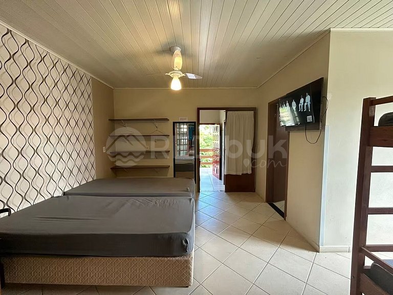 Rbk° Departamento entre lagoa y mar, 6 personas
