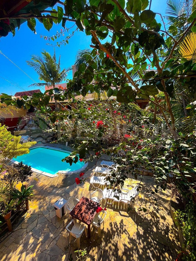 Departamento entre lagoa y mar, 6 personas