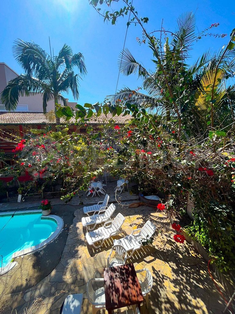 Departamento entre lagoa y mar, 6 personas