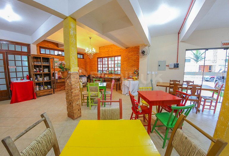 Departamento entre lagoa y mar, 6 personas