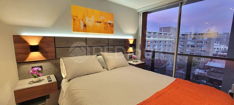 Rbk° Nuevo estudio con aire acondicionado en Stgo.