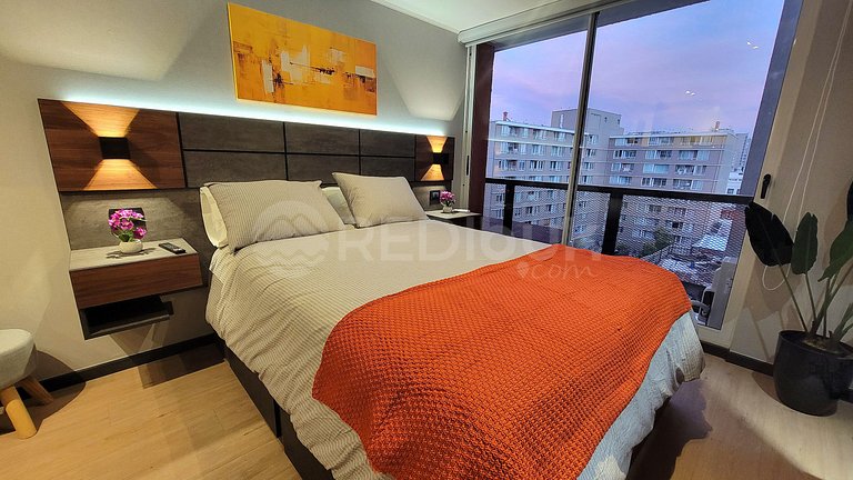 Rbk° New studio with air conditioning in Santiago