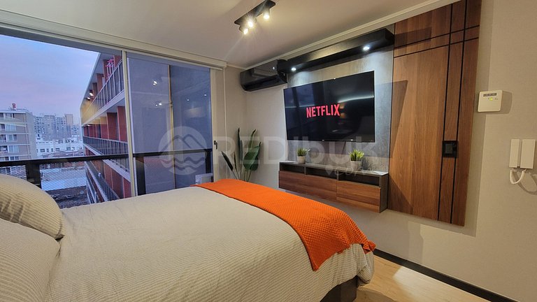 Rbk° New studio with air conditioning in Santiago