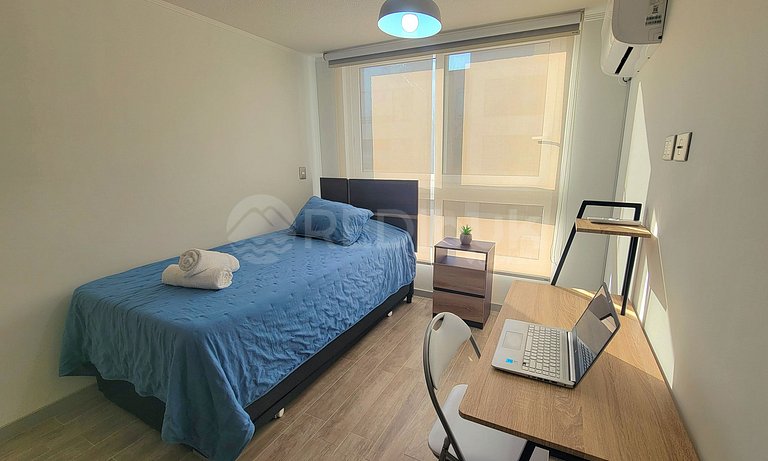 Rbk° Nuevo departamento con A/C para 5