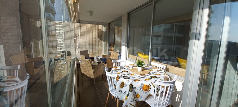 Cómodo depto con piscina temperada