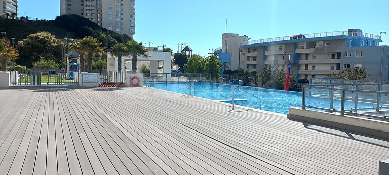 Iluminado Depto Premium en Exclusivo sector de Concón