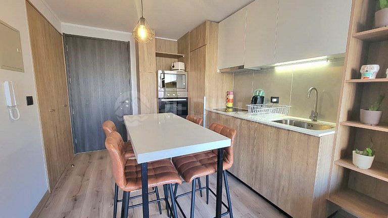 Rbk° Depto nuevo GIM/3 personas/Lavanderia/WIFI