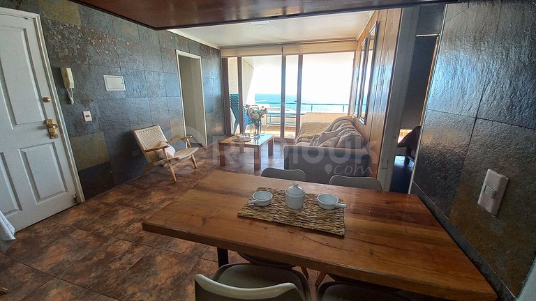 Rbk° Depto con vista insuperable al mar en Reñaca