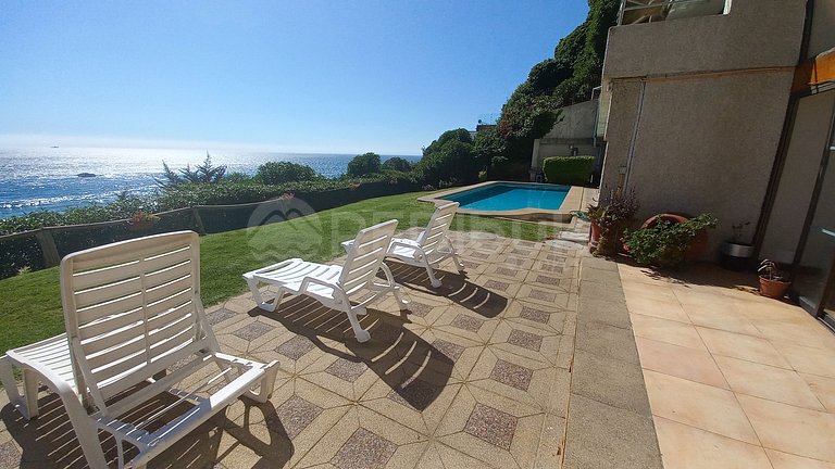 Rbk° Depto con vista insuperable al mar en Reñaca