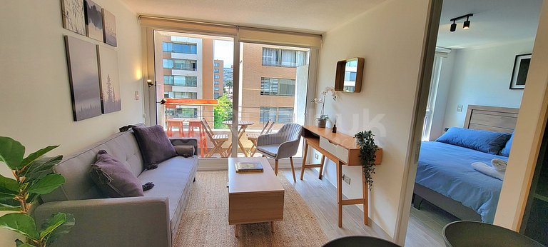 Rbkº depto con aire acondiciondo en Movistar arena