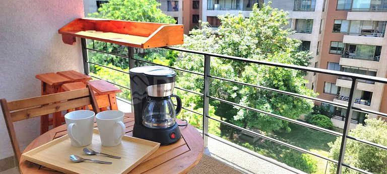 Rbkº depto con aire acondiciondo en Movistar arena