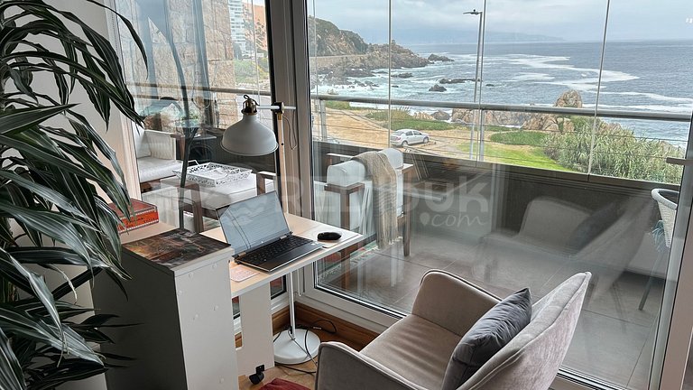 Increíble vista al mar, departamento alto Estándar