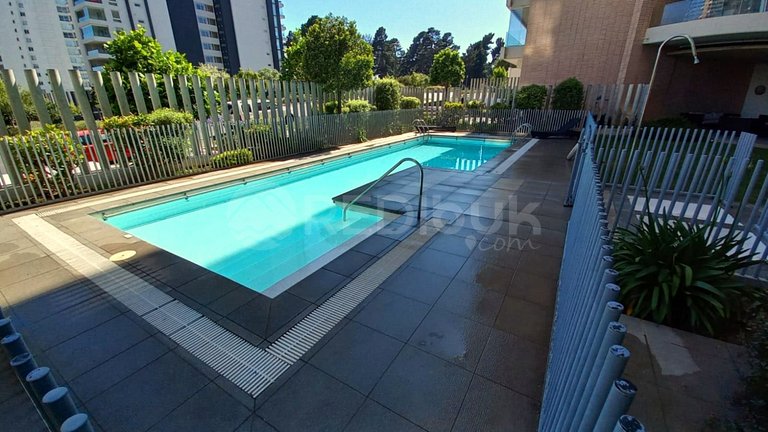Cómodo depto con piscina temperada