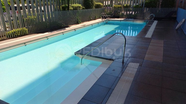 Cómodo depto con piscina temperada