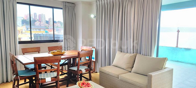 Rbk° Gran depto en Reñaca frente a la playa