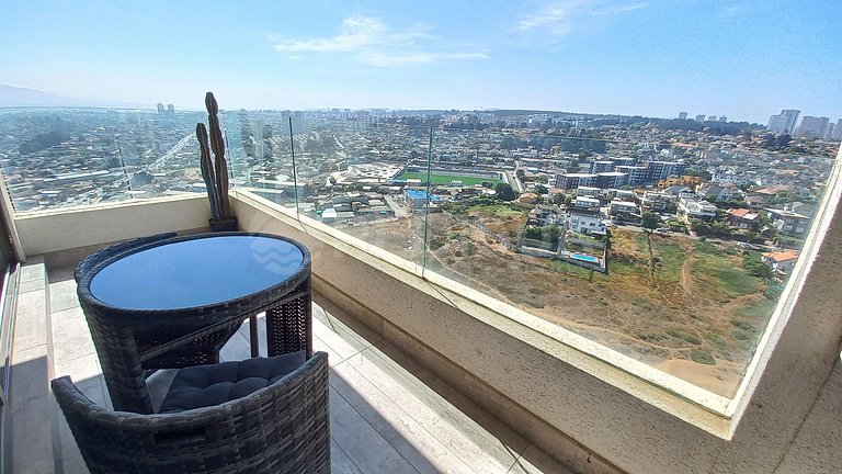 Nuevo y Moderno Departamento con Vista Despejada en Concón