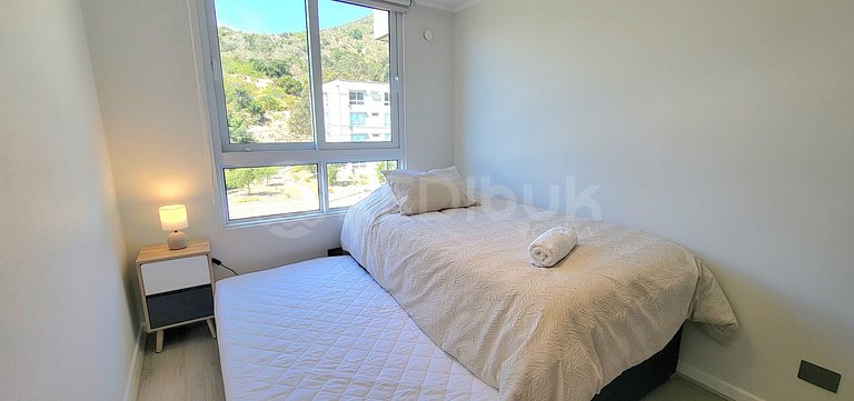 Rbk° Depto en Papudo, nuevo en gran condominio