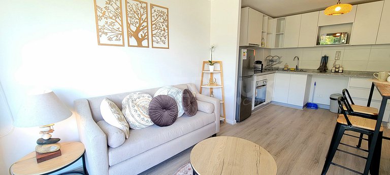 Rbk° Depto en Papudo, nuevo en gran condominio