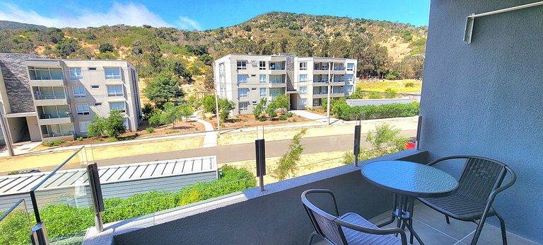 Rbk° Depto en Papudo, nuevo en gran condominio