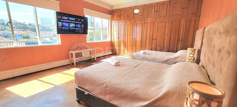 Increíble casa para 15 personas frente al Mar