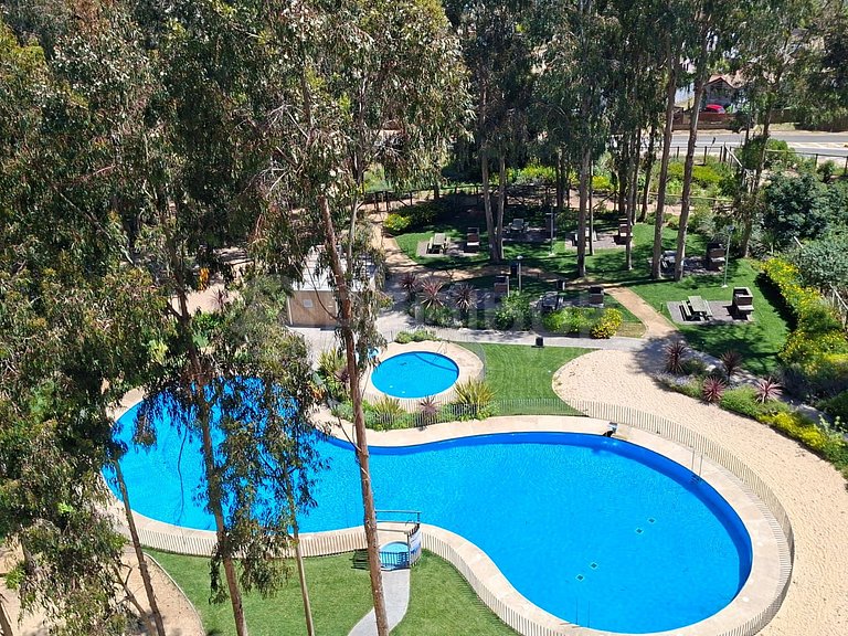 Rbk° Depto condomio con excelentes instalaciones