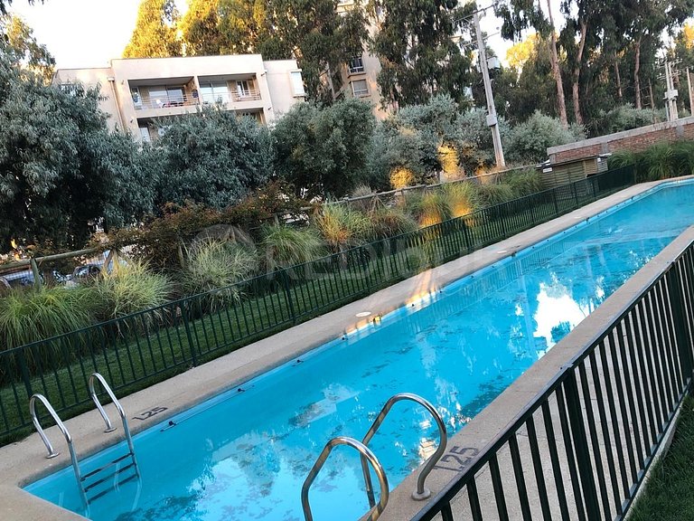 Rbk° Depto condomio con excelentes instalaciones