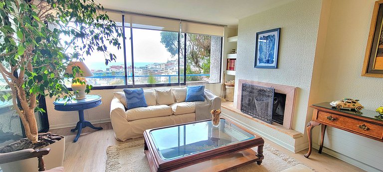 Departamento recién remodelado acceso a Reñaca