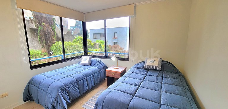 Departamento recién remodelado acceso a Reñaca