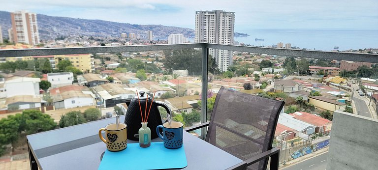 Nuevo depto vista increíble a Fuegos Artificiales