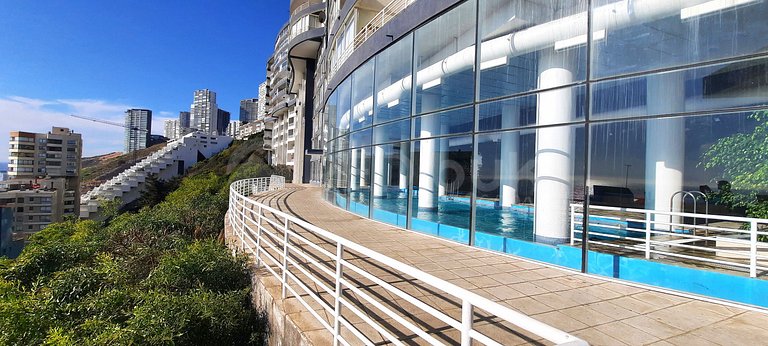 Recently remodeled apartment in Reñaca with ocean views